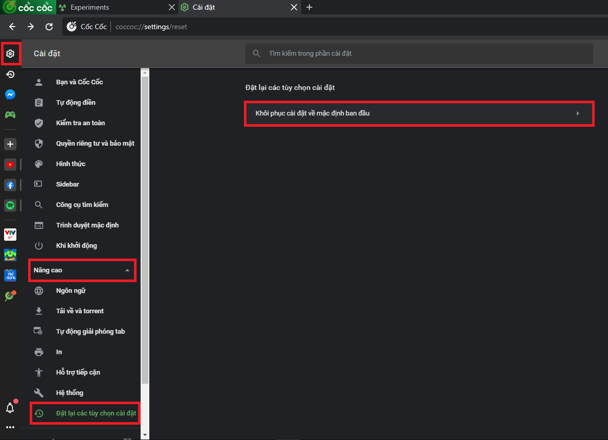 sửa lỗi font chữ bị thay đổi trên cốc cốc 3