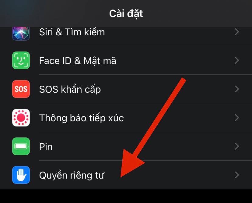 kiem tra ung dung dang truy cap micro tren iphone