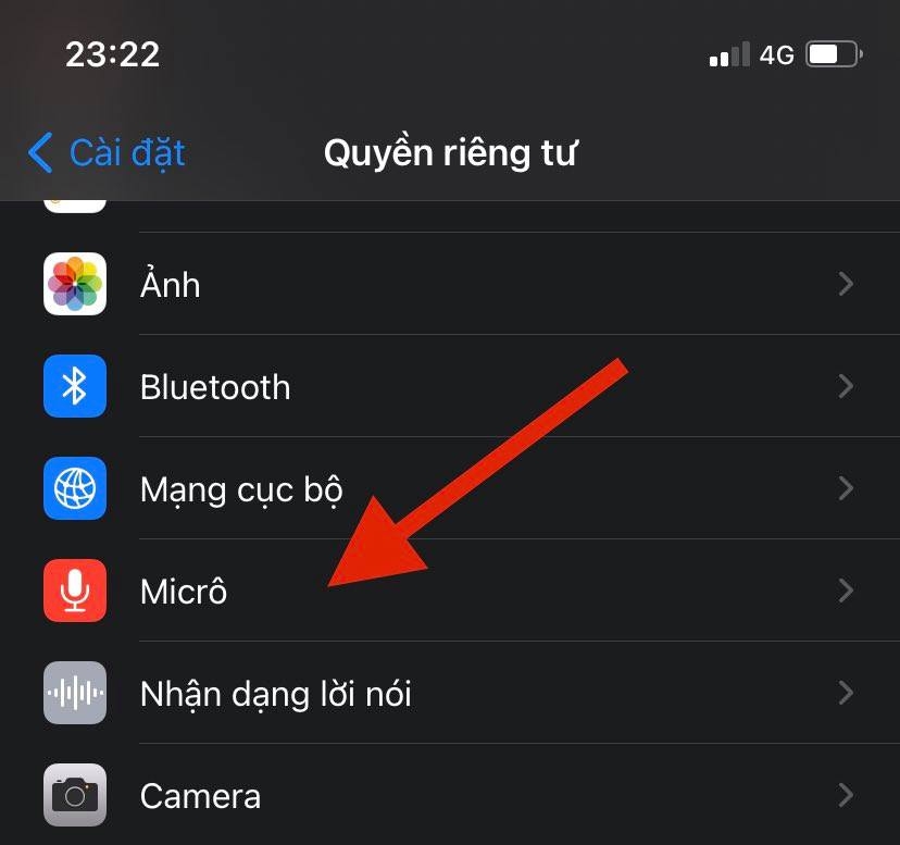 kiem tra ung dung tren iphone