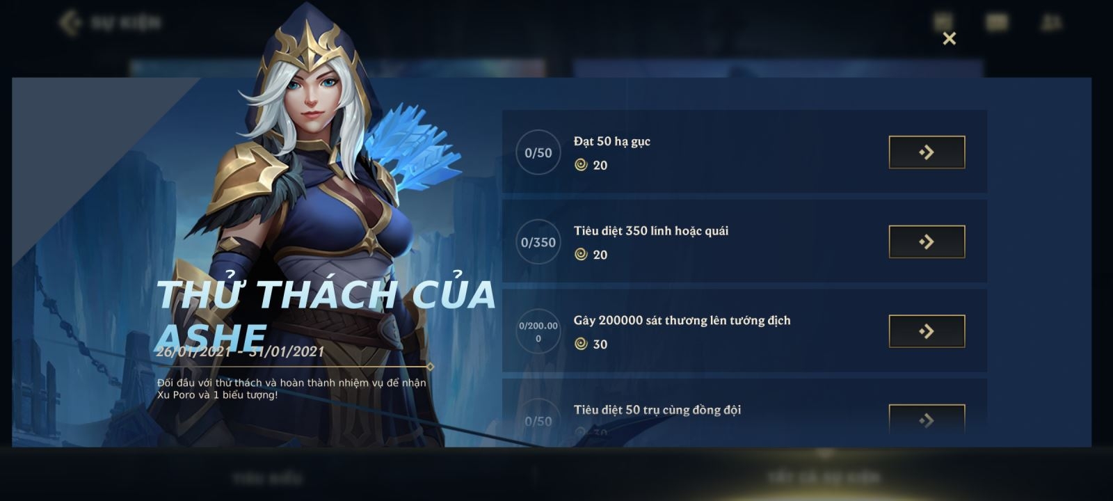 Thử Thách Của Ashe