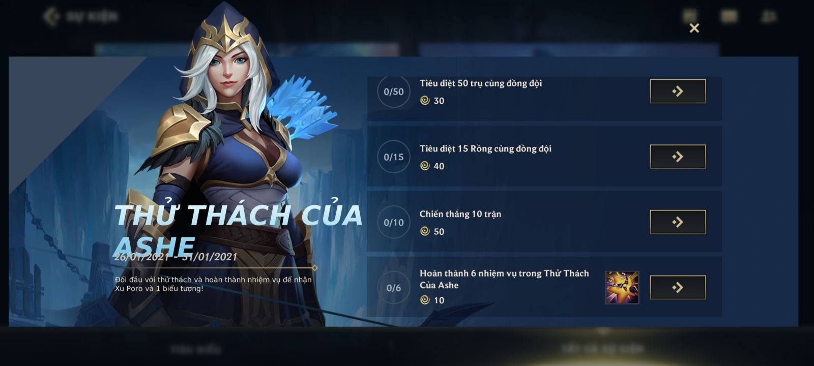 Thử Thách Của Ashe