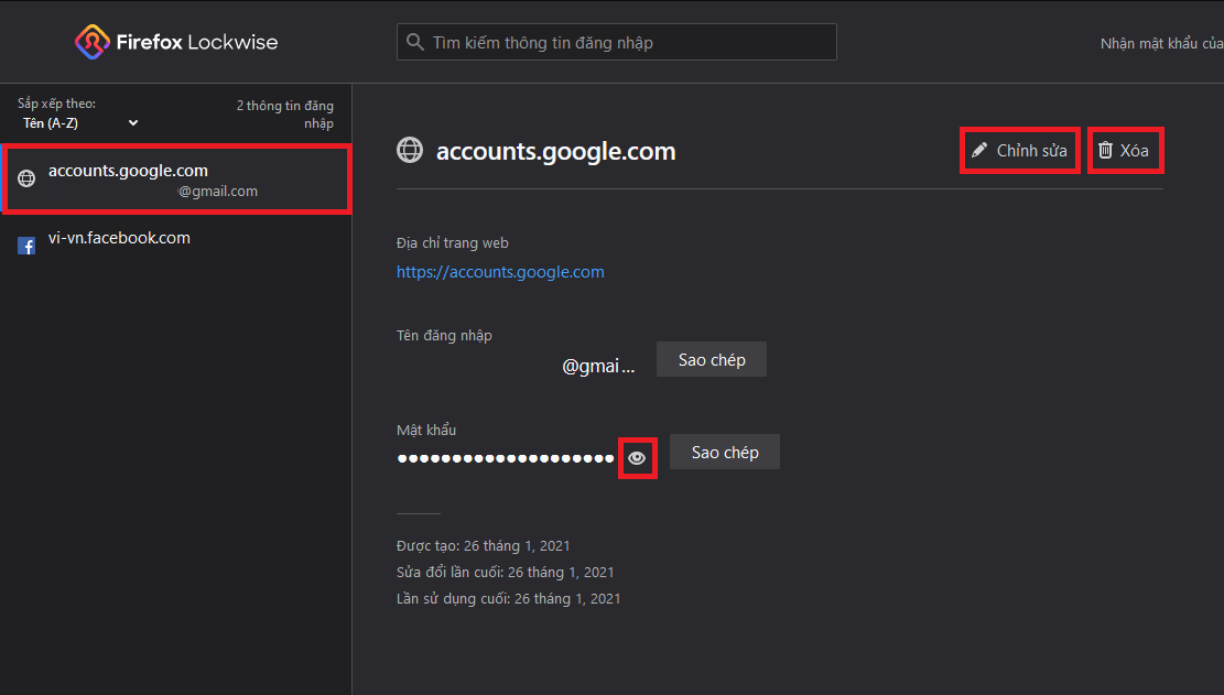 xem mật khẩu đã lưu trên firefox - hình 3