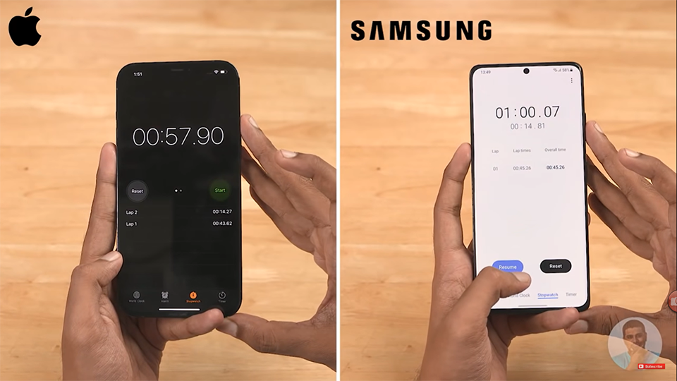 Đọ tốc độ iPhone 12 Pro Max và Galaxy S21 Ultra (ảnh 2) Đọ tốc độ iPhone 12 Pro Max và Galaxy S21 Ultra (ảnh 2)