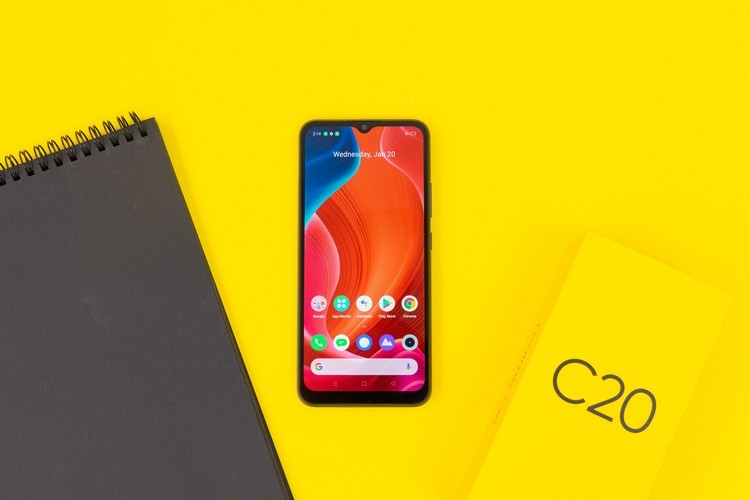 Mặt trước Realme C20 Mặt trước Realme C20