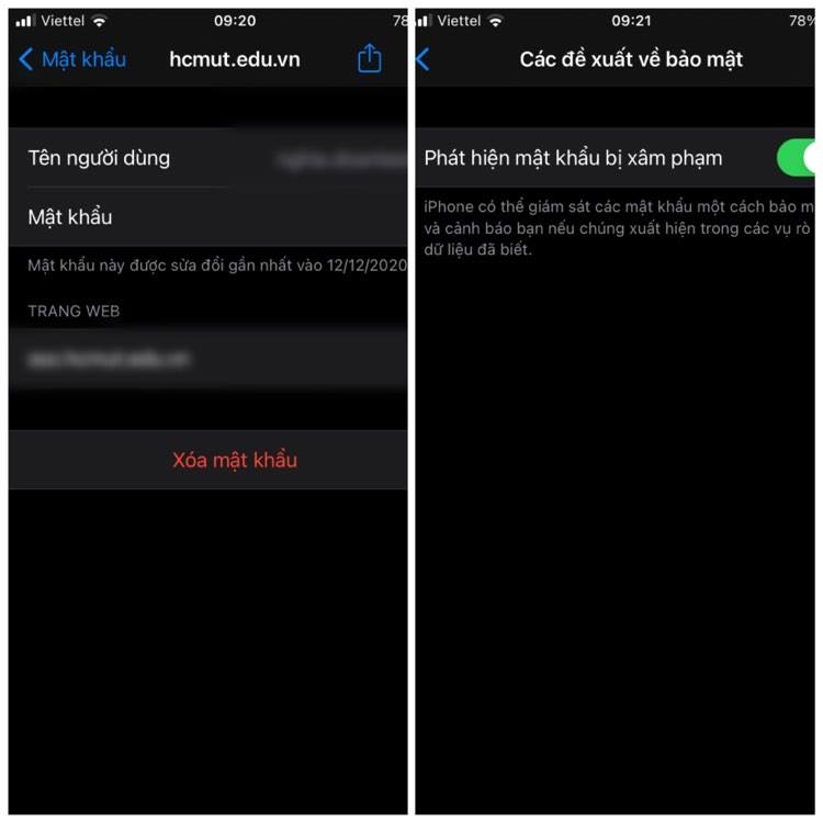 Xem lại mật khẩu mà bạn đã quên
