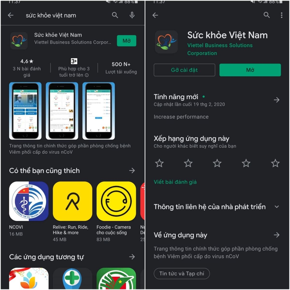 Tải ứng dụng trên cửa hàng