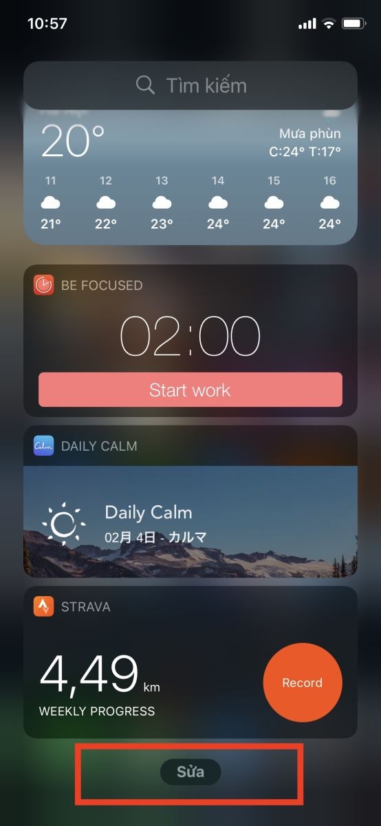 Widget âm lịch