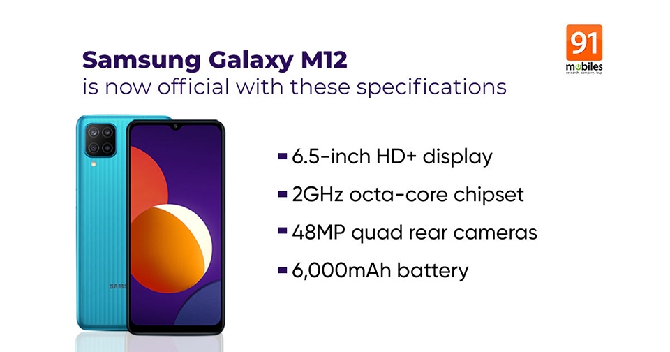 Galaxy M12 ra mắt (ảnh 1)