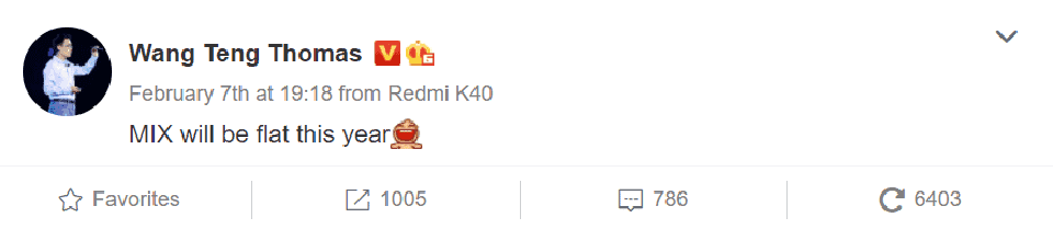 Xiaomi Mi MIX 4 sẽ ra mắt trong năm nay (ảnh 2)