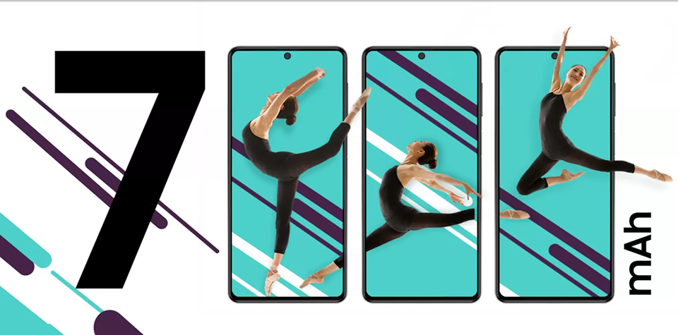 Galaxy F62 có pin 7000 mAh