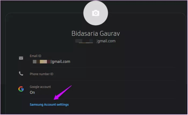 Cách quản lý tài khoản Samsung trên điện thoại Android