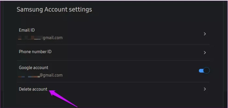 Cách quản lý tài khoản Samsung trên điện thoại Android