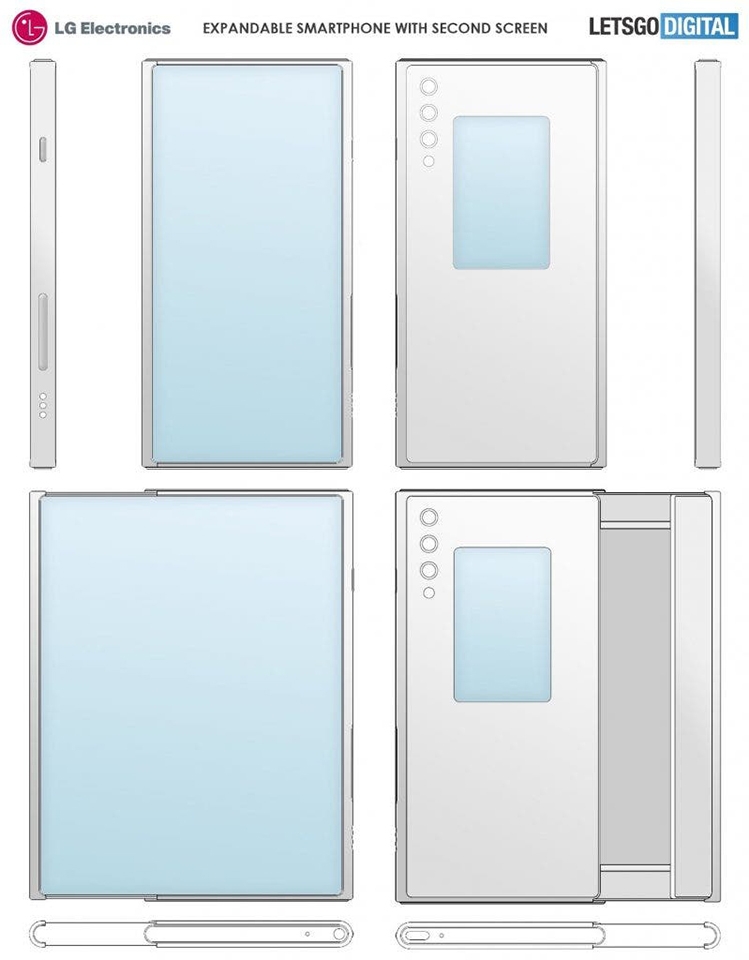 Bằng sáng chế LG về smartphone màn hình cuộn (ảnh 1)