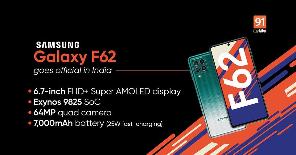 Galaxy F62 ra mắt (ảnh 2)
