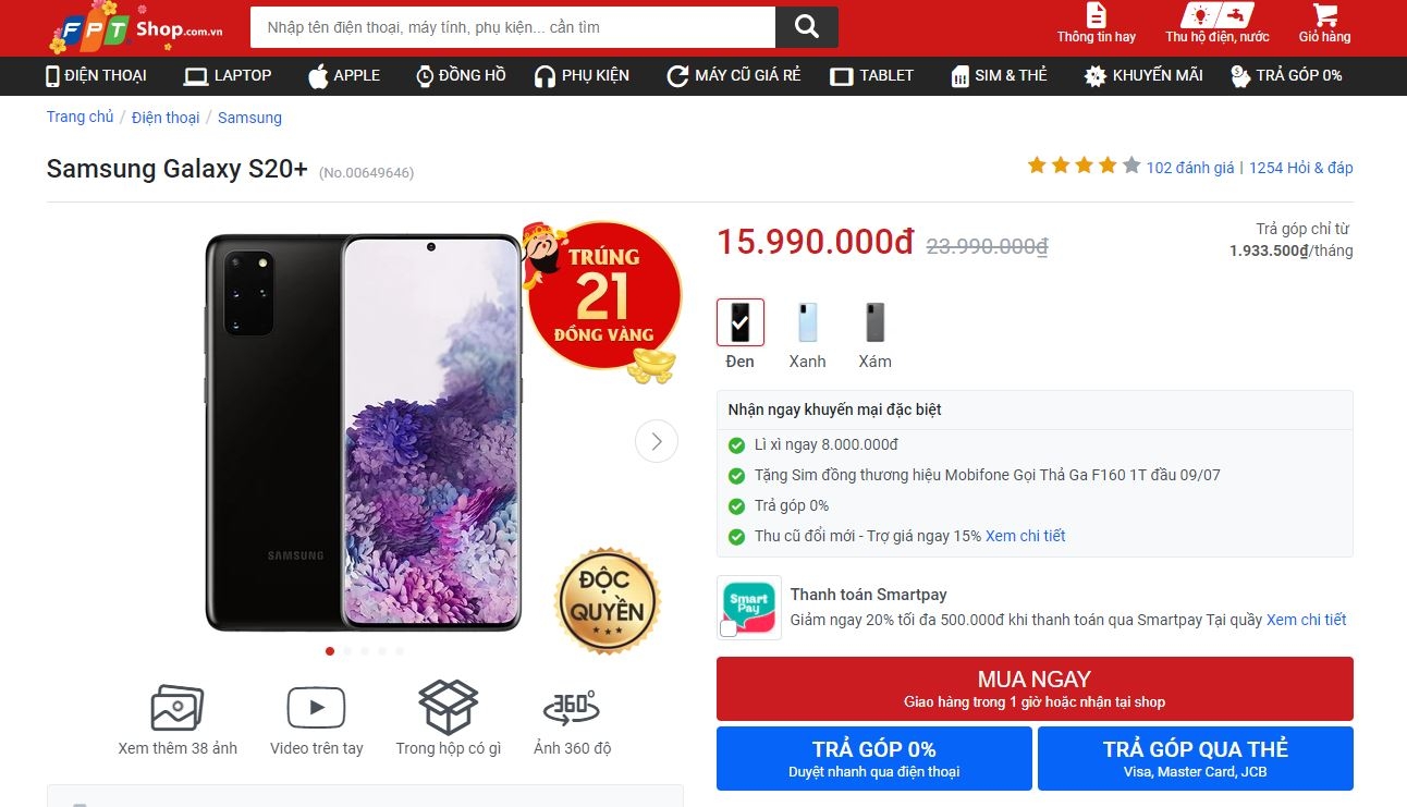 Samsung Galaxy S20+: Sự lựa chọn thông minh để khởi đầu năm mới 7