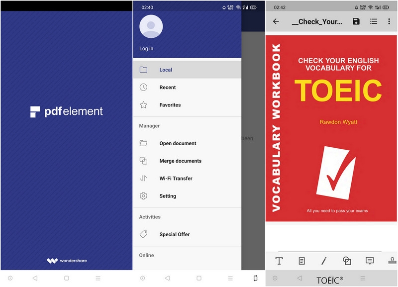 ung dung doc file pdf tren dien thoai android