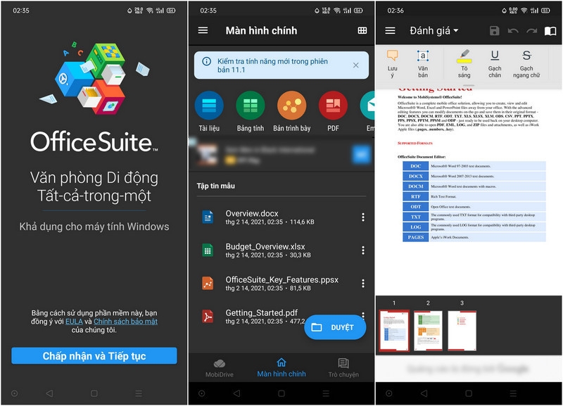 ung dung doc file pdf tren dien thoai android
