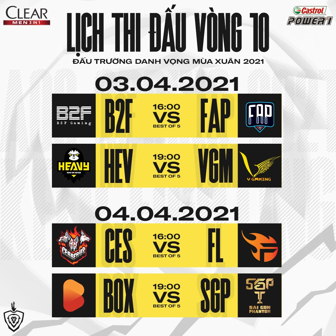 Thay đổi lịch thi đấu ĐTDV Mùa Xuân 2021