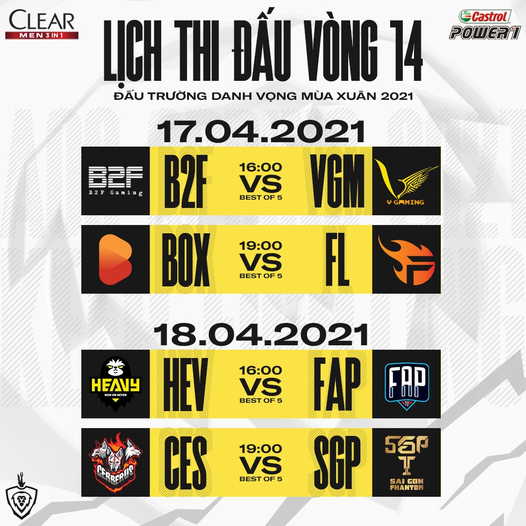 Thay đổi lịch thi đấu ĐTDV Mùa Xuân 2021