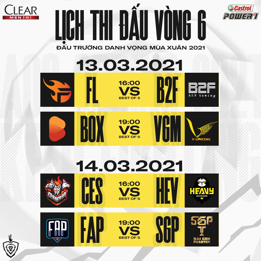 Thay đổi lịch thi đấu ĐTDV Mùa Xuân 2021