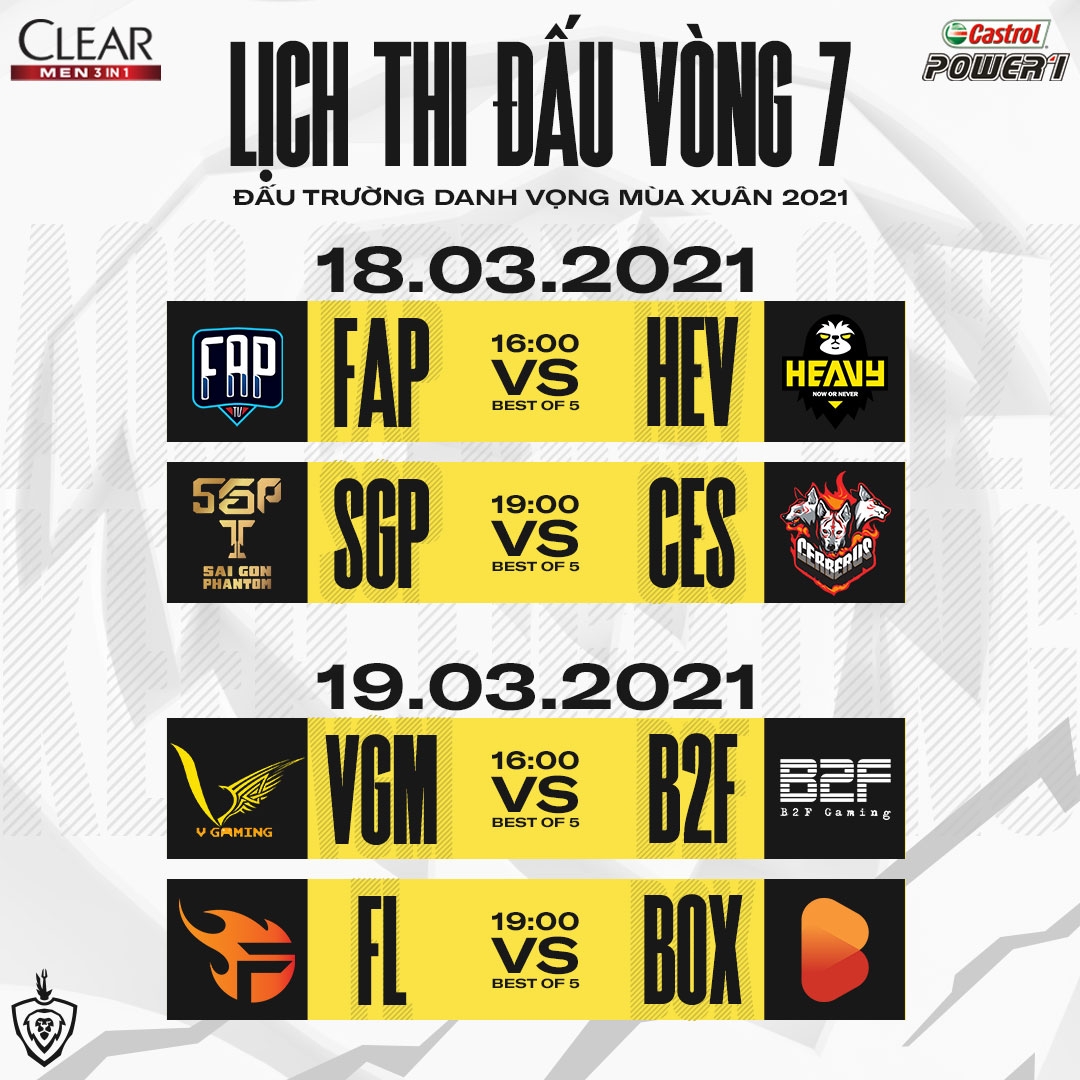 Thay đổi lịch thi đấu ĐTDV Mùa Xuân 2021