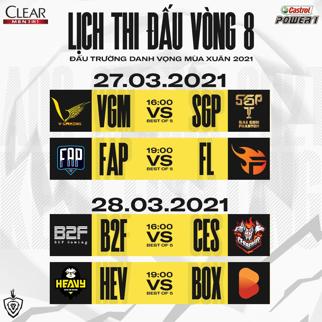 Thay đổi lịch thi đấu ĐTDV Mùa Xuân 2021