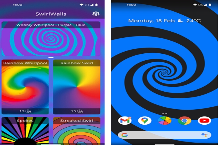swirlwalls app