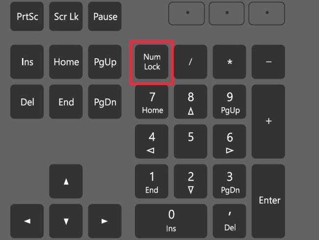 Bàn phím bị liệt các phím số - hình 1