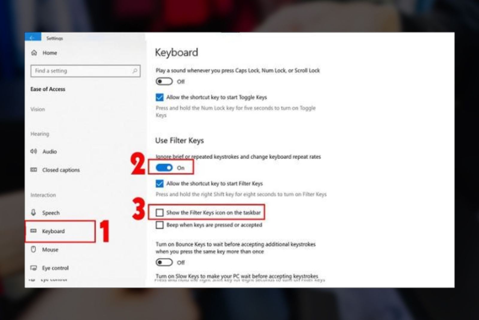Lỗi bàn phím do khóa chức năng 2