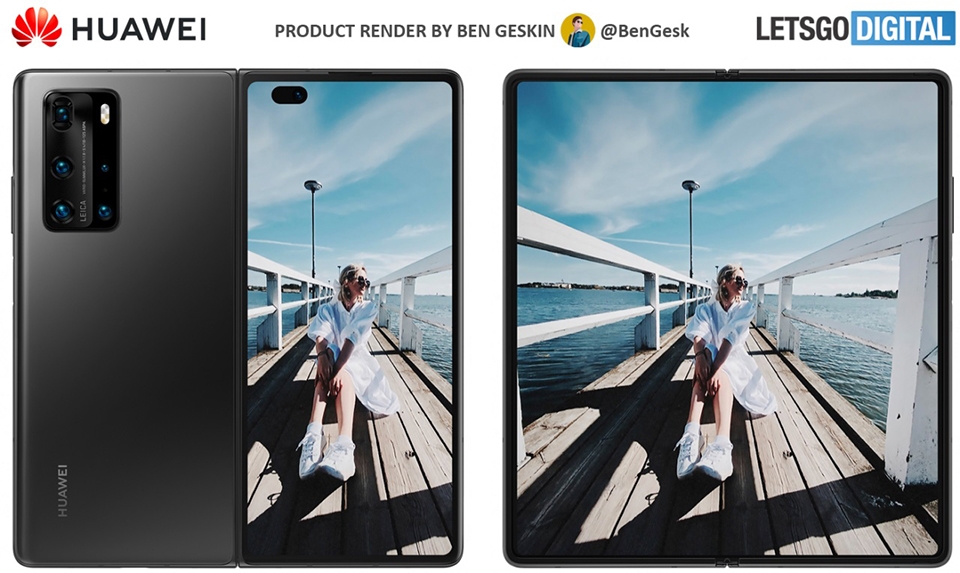 Hình ảnh concept Huawei Mate X2 Hình ảnh concept Huawei Mate X2