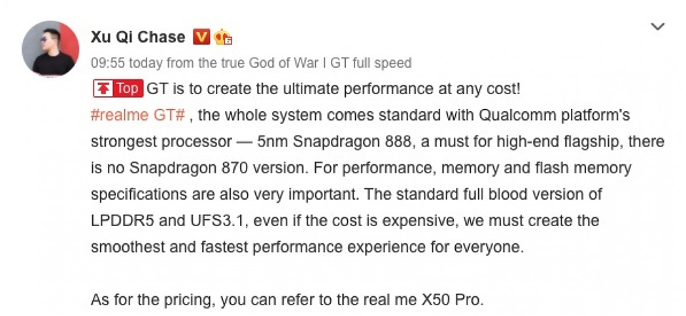 Realme GT 5G (ảnh 1)