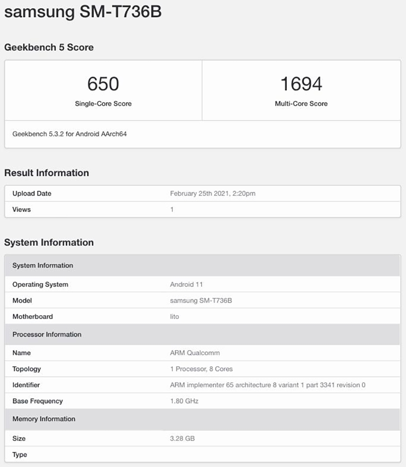 Galaxy Tab S7 Lite 5G (ảnh 1)