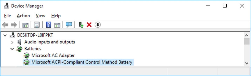 Cài lại driver quản lý năng lượng giúp cải thiện vấn đề pin ảo trên laptop