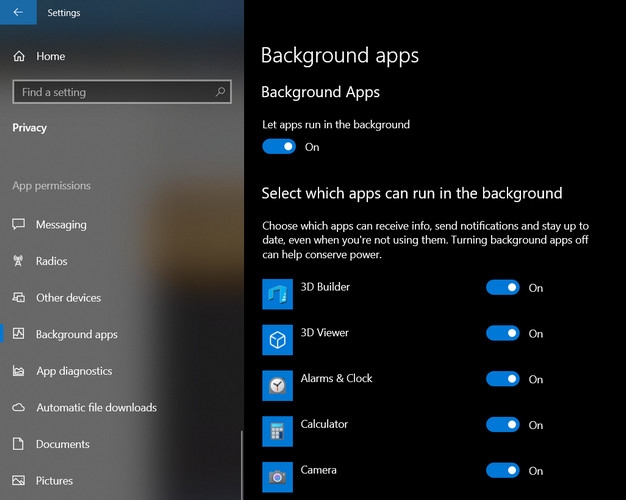 Tắt bớt ứng dụng chạy nền sẽ giúp tiết kiệm pin