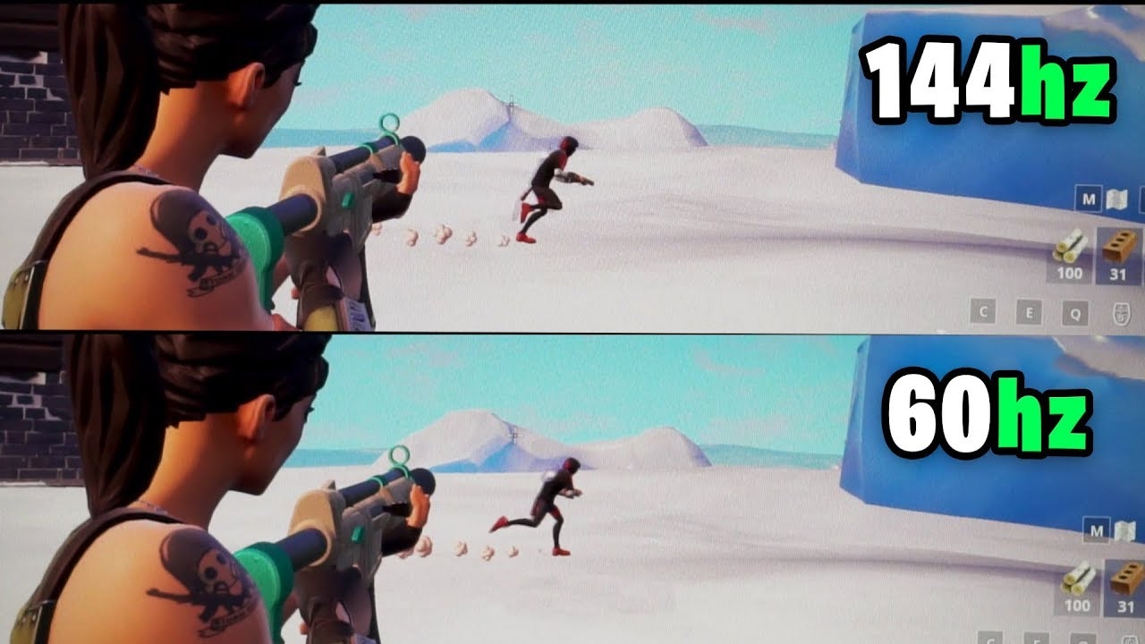 So sánh màn hình 144Hz và 60Hz