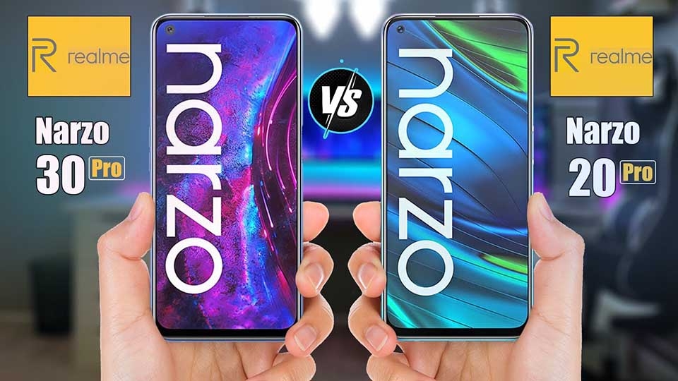So sánh thiết kế Realme Narzo 30 Pro 5G và Narzo 20 Pro So sánh thiết kế Realme Narzo 30 Pro 5G và Narzo 20 Pro