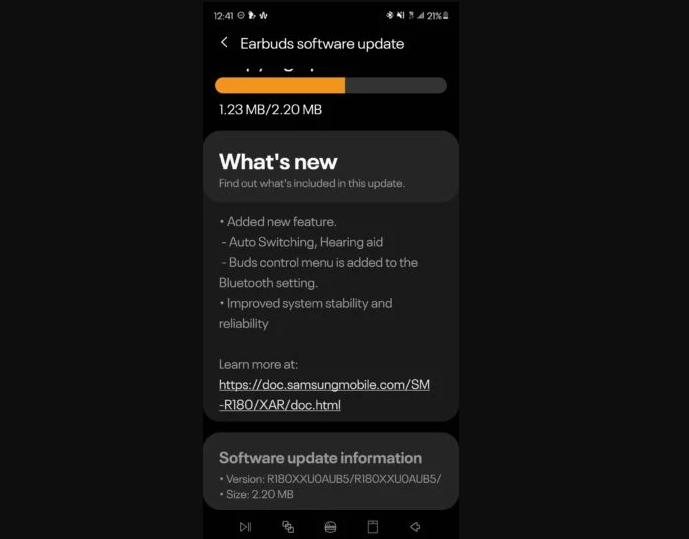 Sau cập nhật, Samsung Galaxy Buds Live trang bị các tính năng mới từ Galaxy Buds Pro