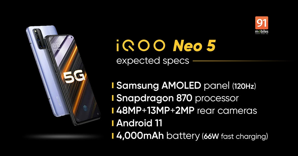 Cấu hình iQOO Neo5 Cấu hình iQOO Neo5