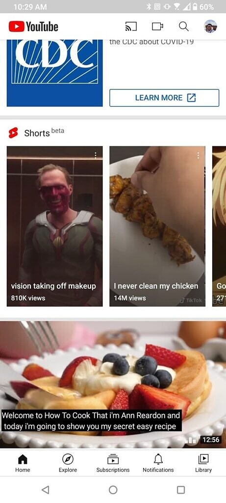 Cạnh tranh TikTok, Youtube bắt đầu thử nghiệm tính năng clip ngắn Shorts