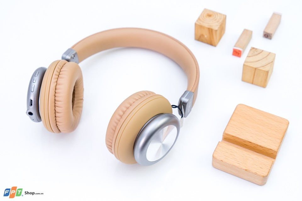 Tai nghe chụp tai giá rẻ dưới 2 triệu i.value BT-233 brown