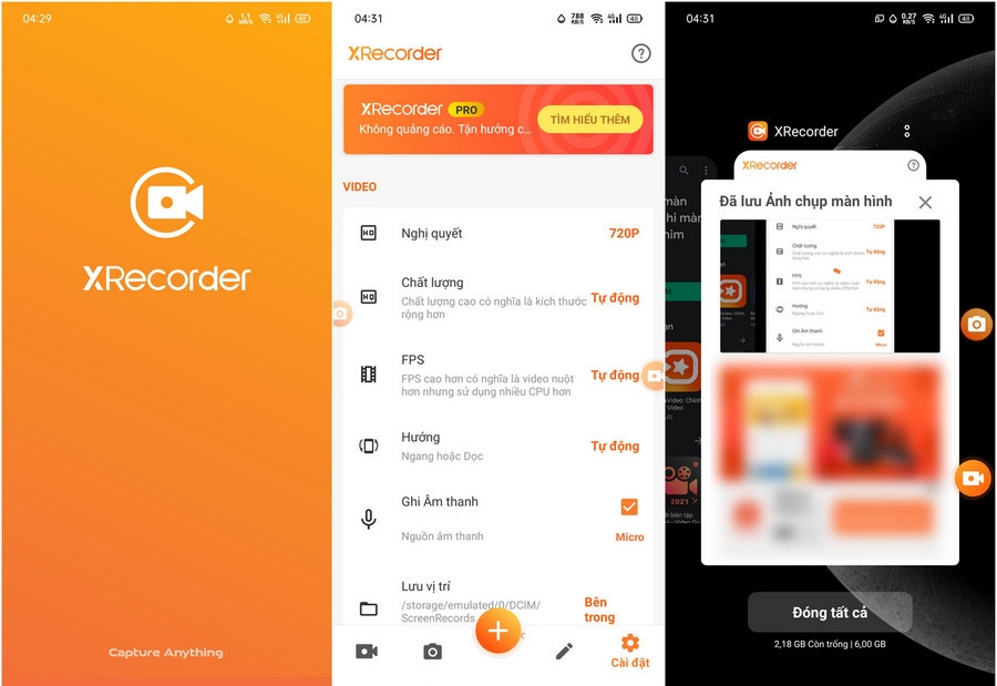 ứng dụng chụp ảnh màn hình cho Android