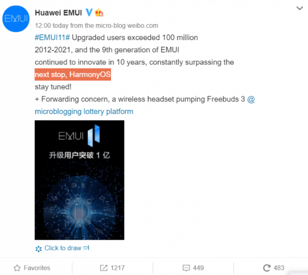 EMUI 11 cán mốc vượt 100 triệu người dùng, hướng mục tiêu tiếp theo là HarmonyOS