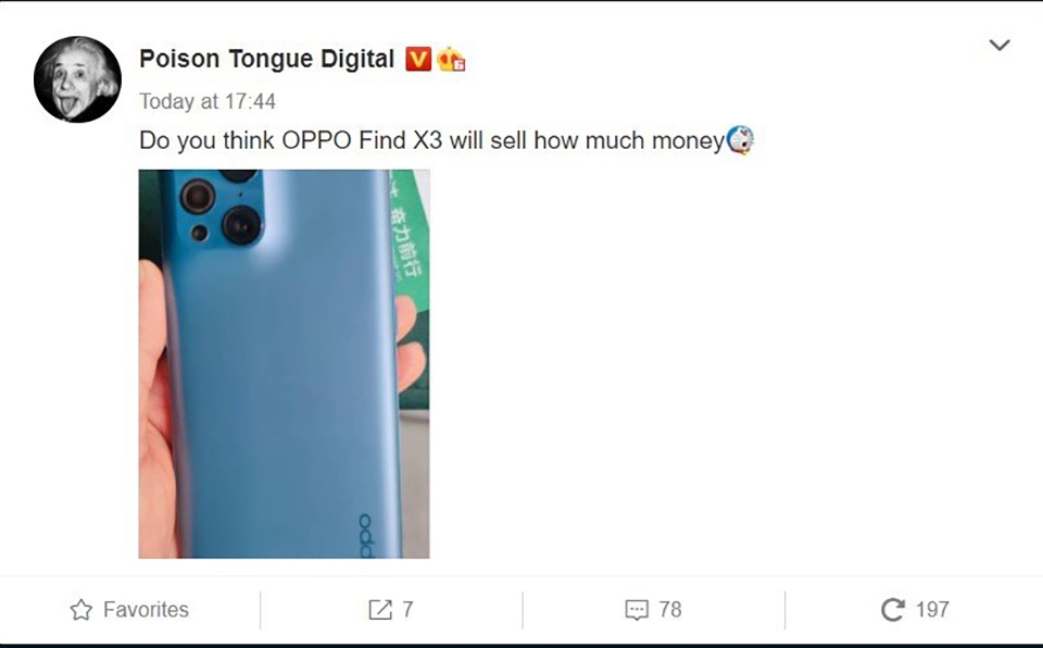 Thông tin OPPO Find X3 (ảnh 3) Thông tin OPPO Find X3 (ảnh 3)