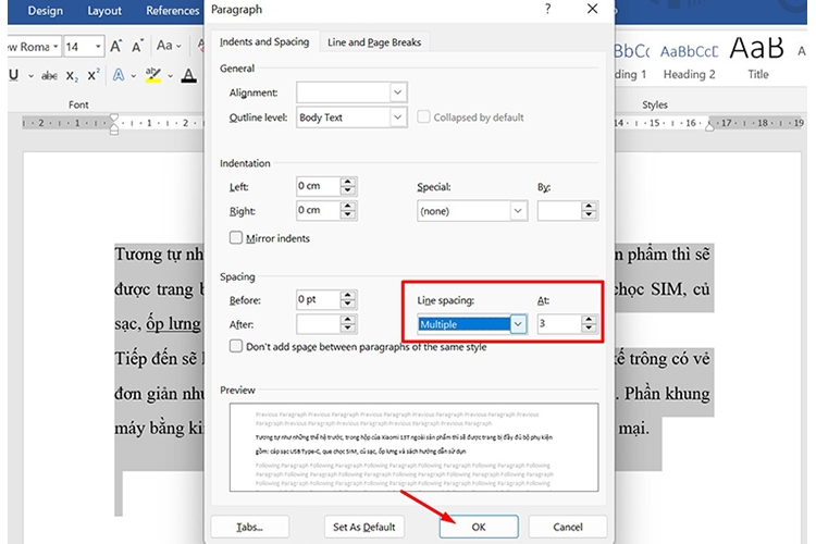 Mách bạn cách giãn dòng trong Word nhanh chóng (Hình 10)
