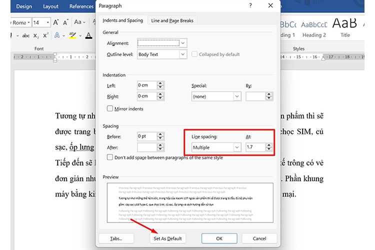 Mách bạn cách giãn dòng trong Word nhanh chóng (Hình 12)