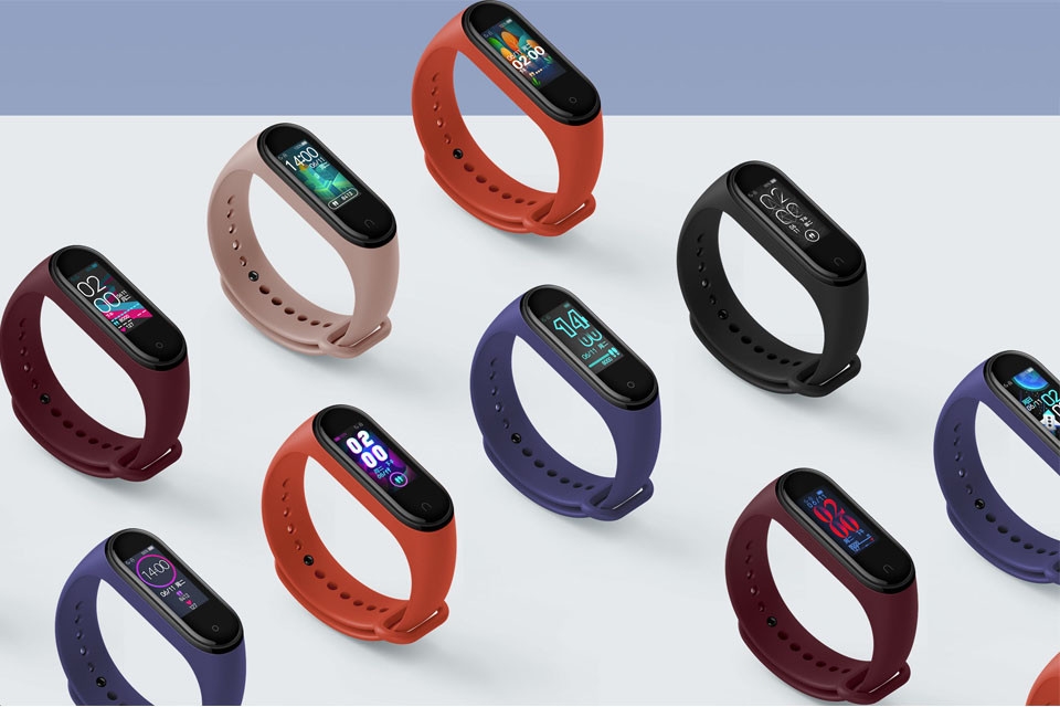 Vòng đeo tay thông minh Xiaomi Mi Band 4 hỗ trợ mặt đồng hồ đầy màu sắc