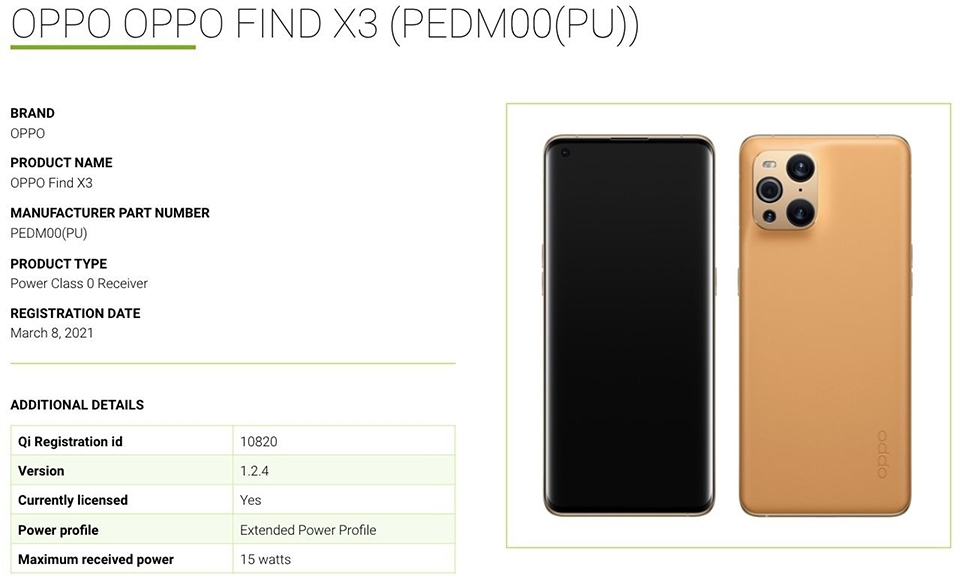 Thông tin OPPO Find X3 series (ảnh 1) Thông tin OPPO Find X3 series (ảnh 1)