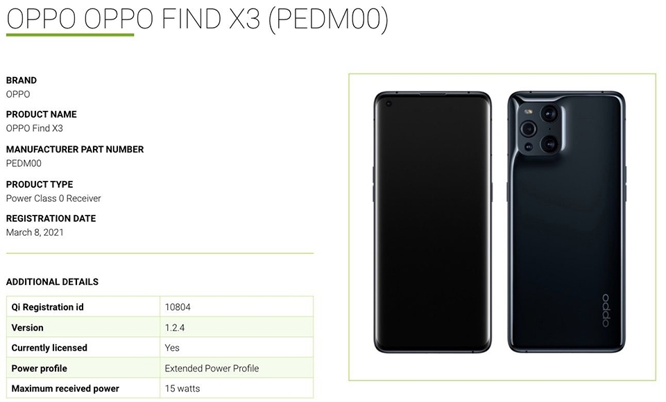Thông tin OPPO Find X3 series (ảnh 2) Thông tin OPPO Find X3 series (ảnh 2)