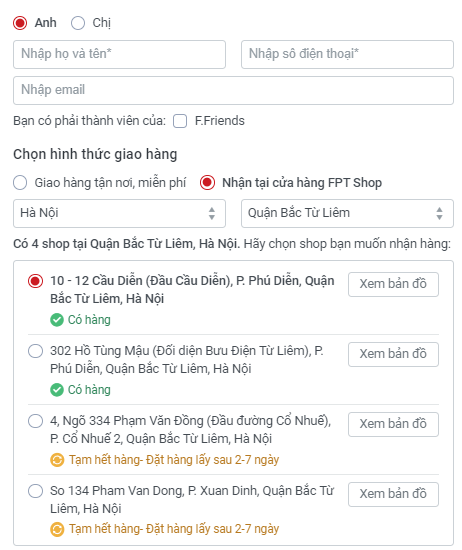 Hướng dẫn giảm 300.000 đồng khi thanh toán qua VNPAY tại FPT Shop