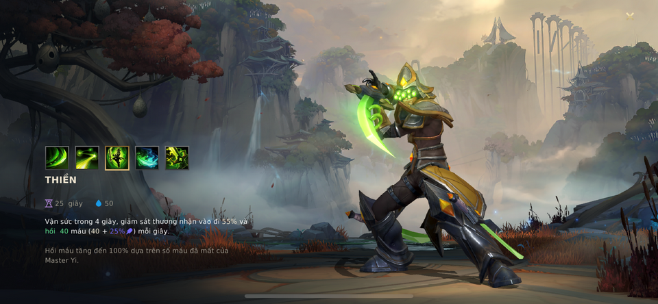 Kĩ năng của Master Yi Tốc Chiến 06